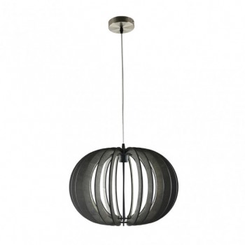Distribuidor - Lâmpadas Diversas | Colgantes Rustica | COLGANTE OLMO 1XE27 MADERA CAFE REGX45X45 CM Ref: 156093502